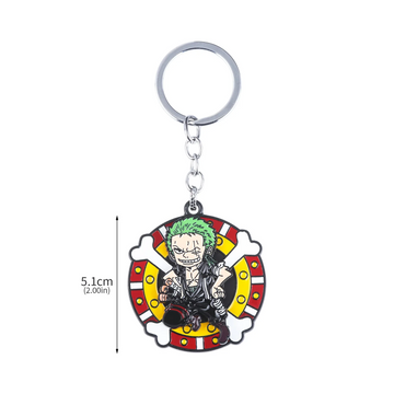 One Piece Zoro Hunter Chibi Rotatable Enamel Keychain