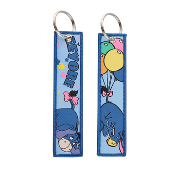 Winnie The Pooh ‘Eeyore Cuteness' Embroidered Keyring Keychain