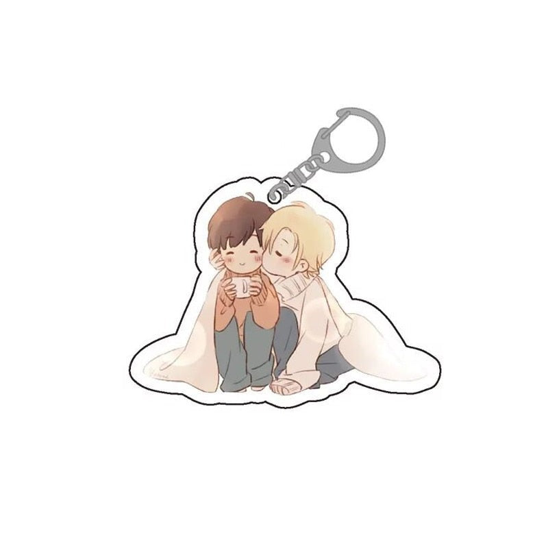 Banana FIsh 'Ash & Eiji Ver. 3' Keyring Resin Keychain