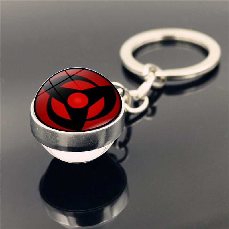 Sharingan Eye 'Obito' Keyring Metal Keychain