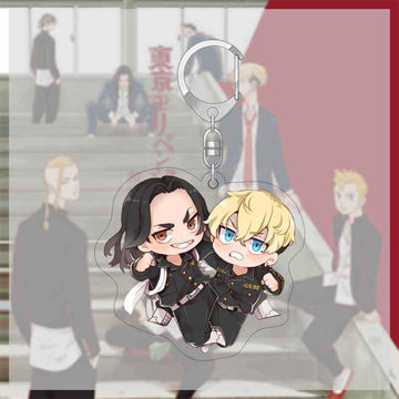 Tokyo Revengers 'Baji Keisuke & Chifuyu Matsuno Ver. 1' Keyring Resin Keychain