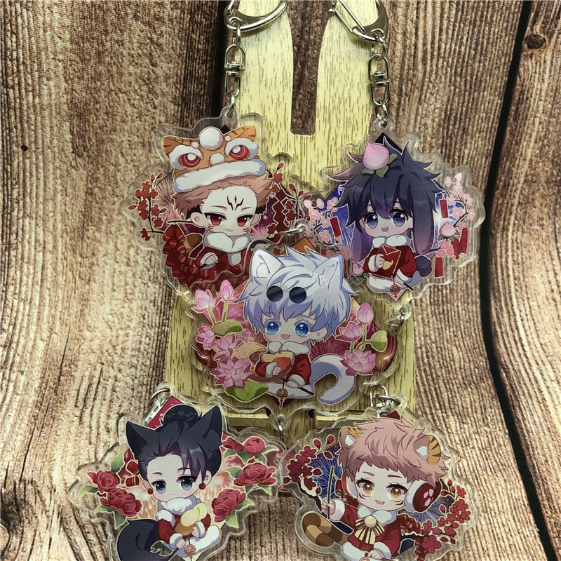 Jujutsu Kaisen 'Maki Zenin | New Year' Keyring Plastic Keychain