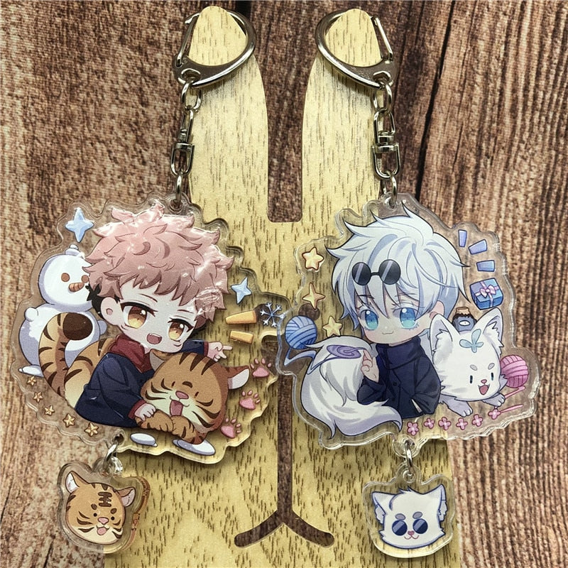 Jujutsu Kaisen 'Gojo | Wolf' Keyring Plastic Keychain