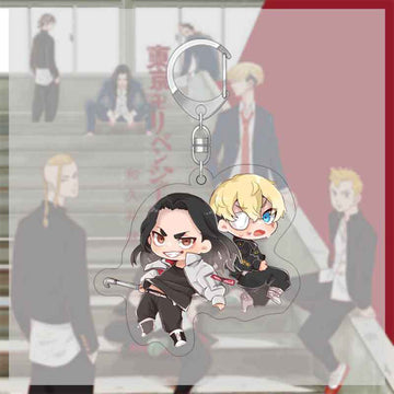 Tokyo Revengers 'Baji Keisuke & Chifuyu Matsuno' Keyring Resin Keychain