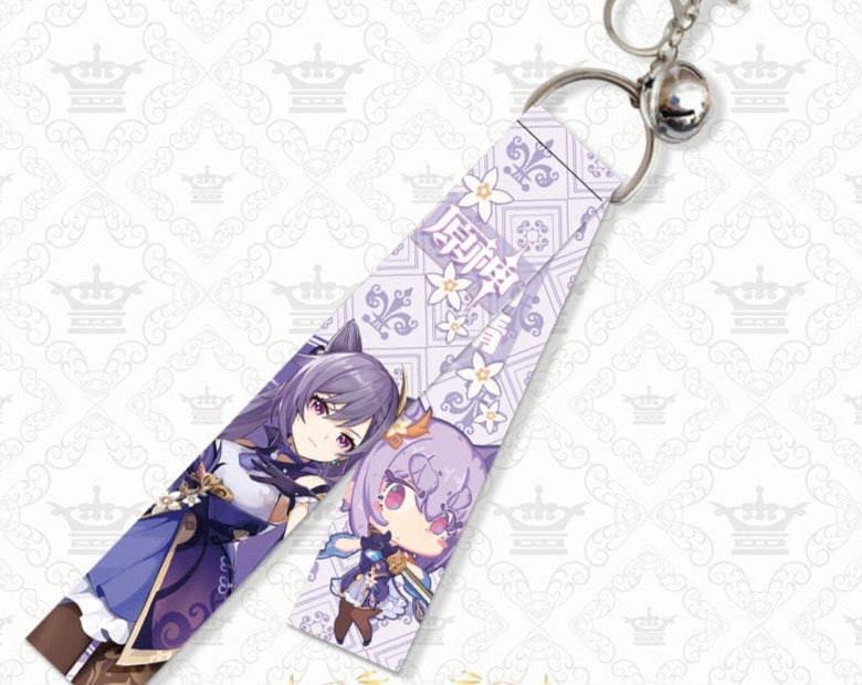 Genshin Impact 'Keqing' Streamer Clip Keychain