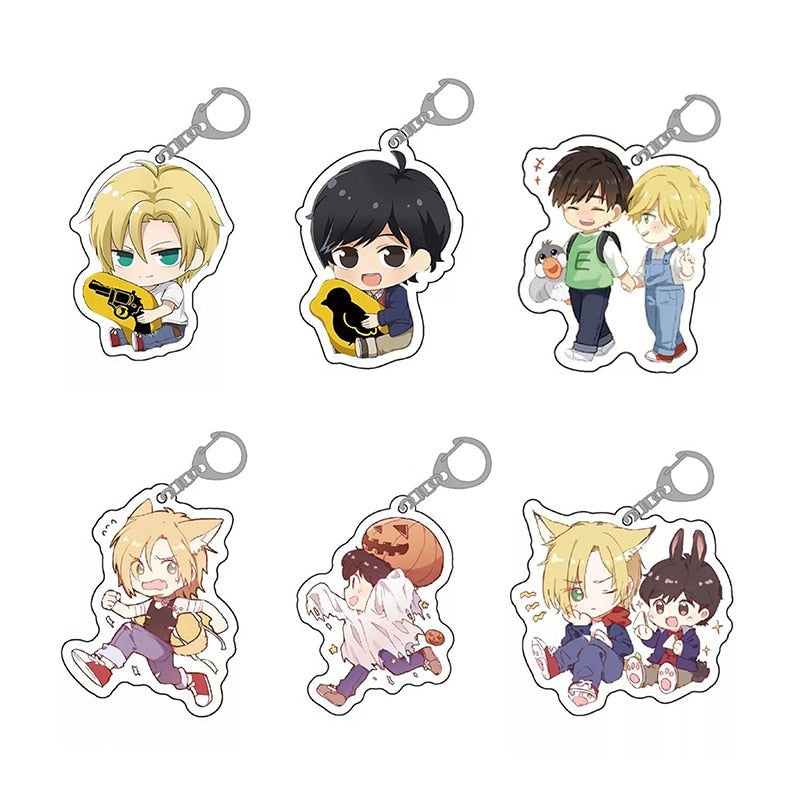Banana FIsh 'Ash | Gun' Keyring Resin Keychain