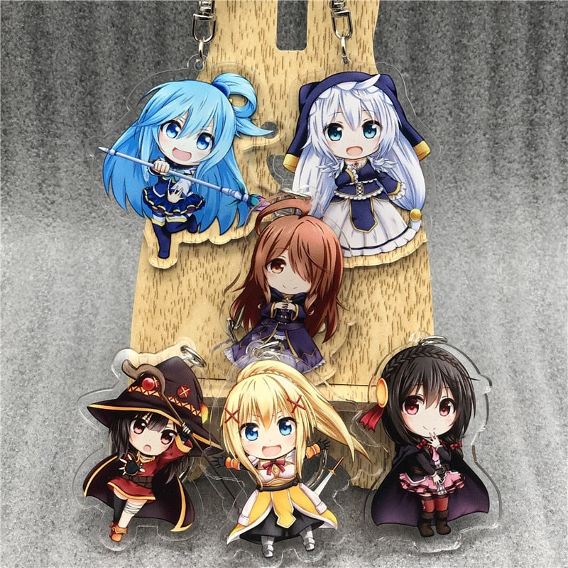 KonoSuba 'Darkness' Keyring Plastic Keychain