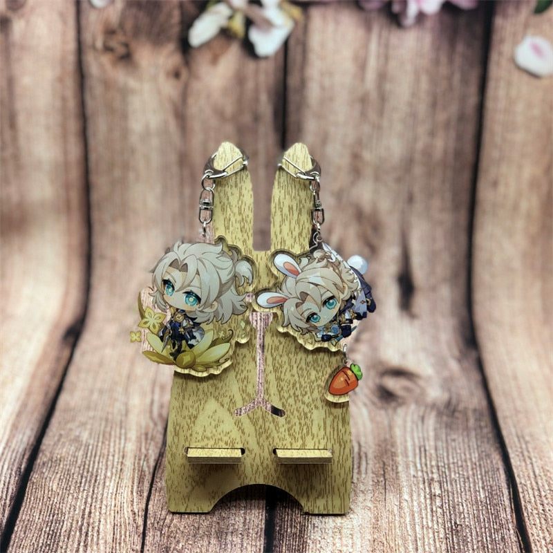 Genshin Impact 'Albedo' Keyring Plastic Keychain