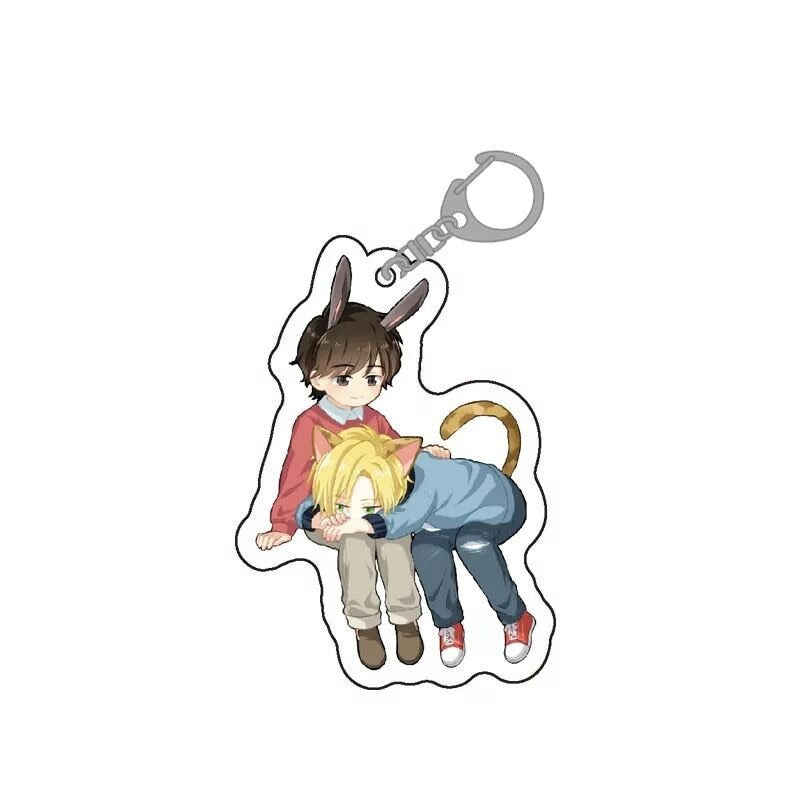Banana FIsh 'Ash & Eiji Ver. 2' Keyring Resin Keychain