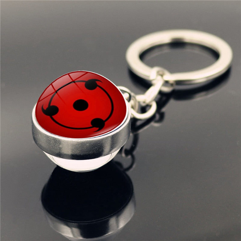 Sharingan Eye 'Naruto Sharingan' Keyring Metal Keychain