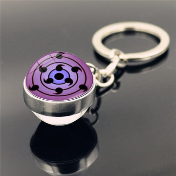Sharingan Eye 'Rineggan' Keyring Metal Keychain