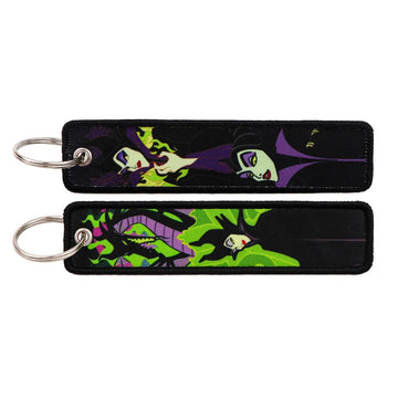 Maleficent 'Witch Mother' Embroidered Keyring Keychain