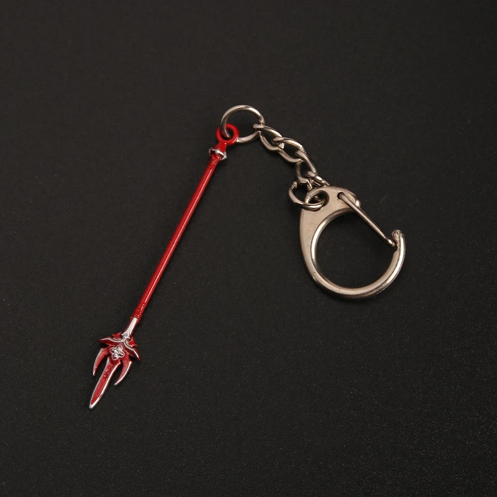 Genshin Impact Weapon 'Deathmatch' Keyring Metal Keychain