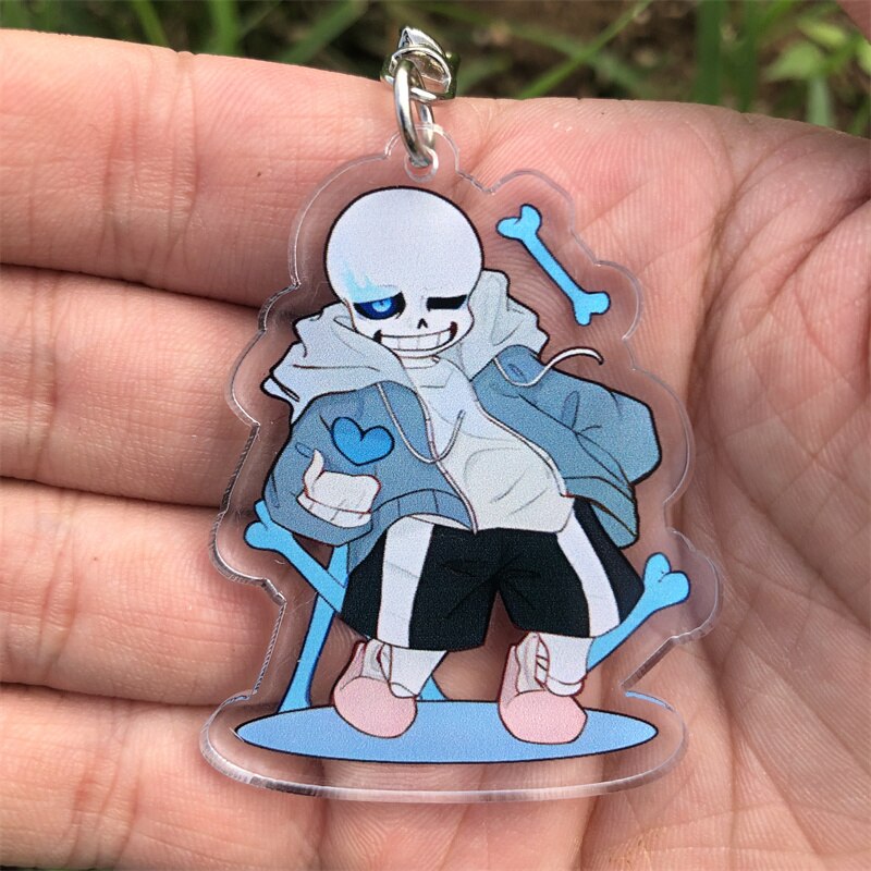 Undertale Sans 'Classic' Keyring Plastic Keychain