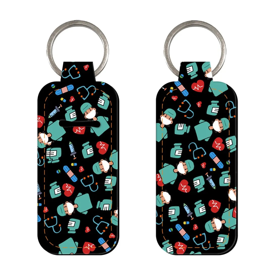 Medical Heroes Lipstick Holder Keychain