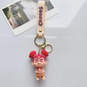 The Croods 'Sandy Crood' Keyring Silicone Keychain
