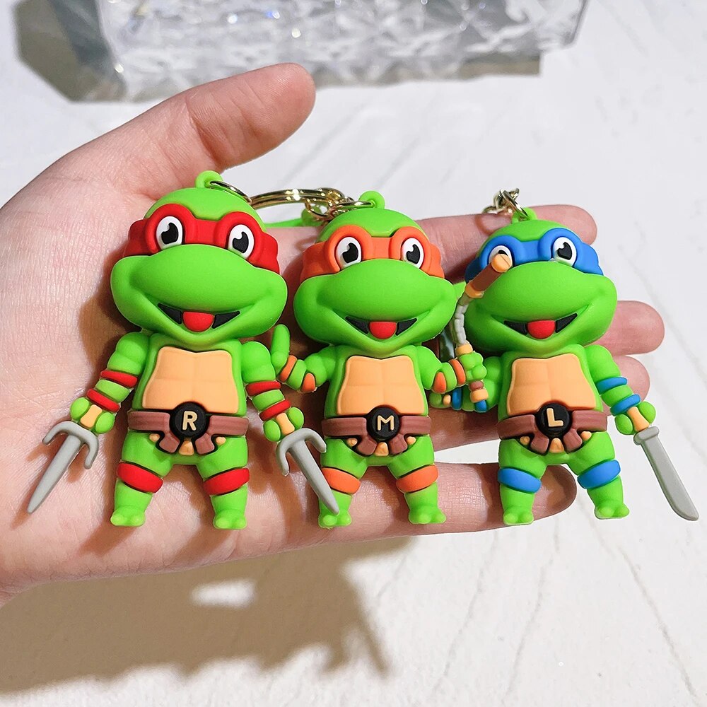 Ninja Turtle 'Raphael' Keyring PVC Keychain