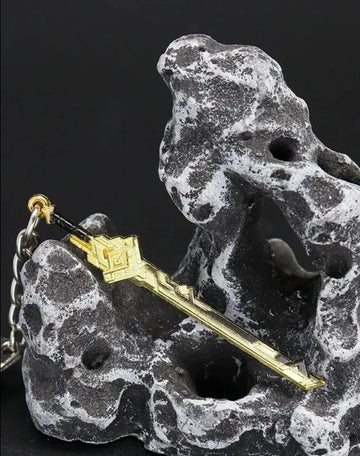 Genshin Impact Weapon 'Summit Shaper' Keyring Metal Keychain