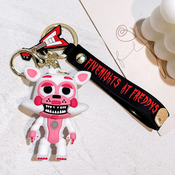 Five Nights at Freddy's 'Funtime Foxy' Keyring Rubber Keychain