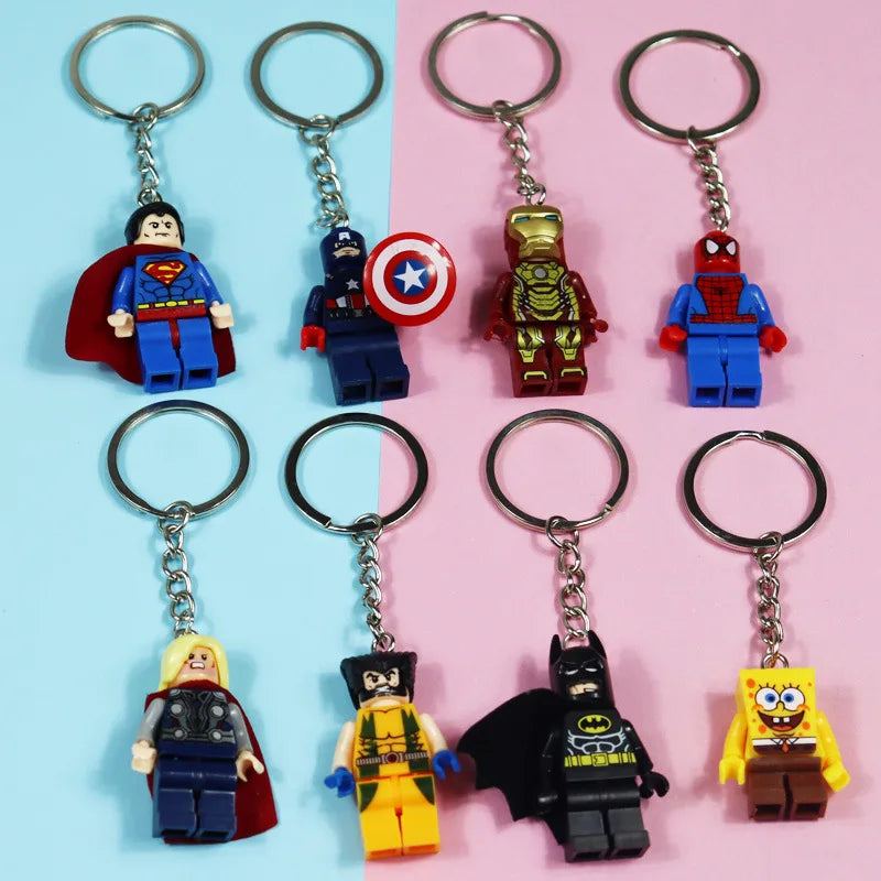 Wolverine the Blocks Keyring Keyclain