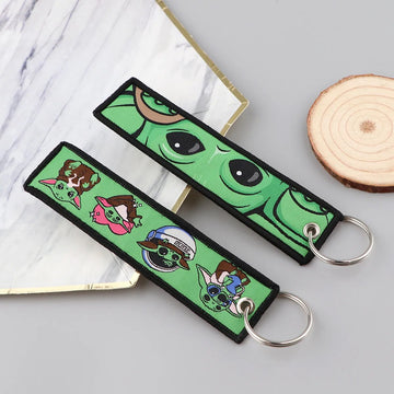 Star Wars 'Baby Yoda' Embroidered Keychain