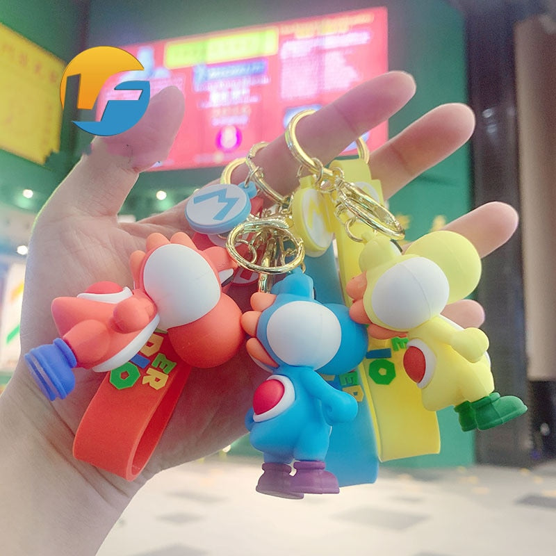 Super Mario 'Yoshi | Blue' Keyring Puppet Keychain