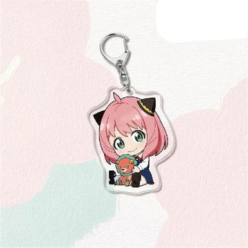 SPY X FAMILY 'Anya Forger | Hugging Chimera' Keyring Acrylic Keychain