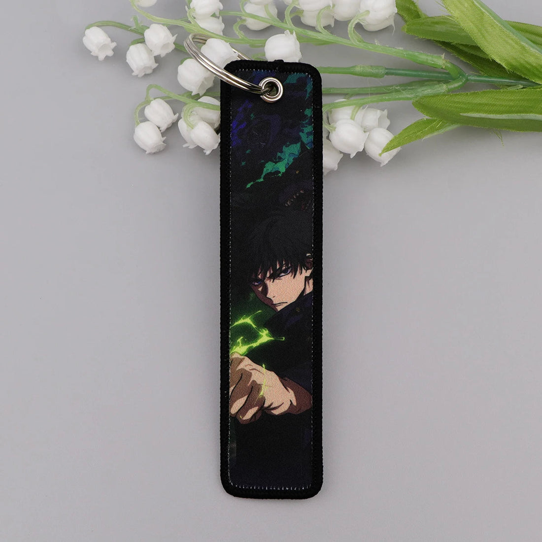 Jujutsu Kaisen 'Megumi Fushiguro' Embroidered Keyring Keychain