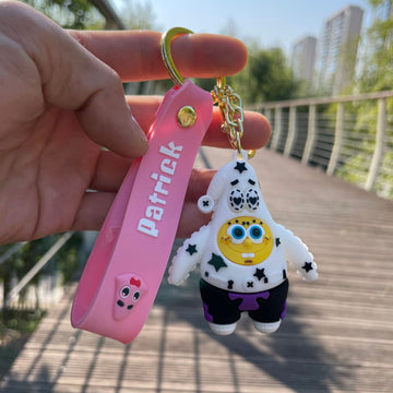 SpongeBob SquarePants 'Patrick | White Suit' Keyring PVC Keychain