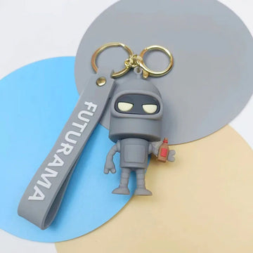Futurama 'Bender' Keyring Silicone Keychain