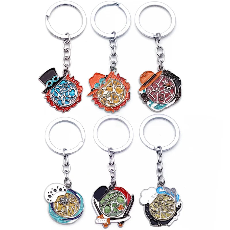 One Piece Law Signature Beanie Hat Enamel Keychain