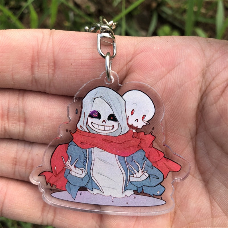 Undertale Sans 'Dusttale' Keyring Plastic Keychain