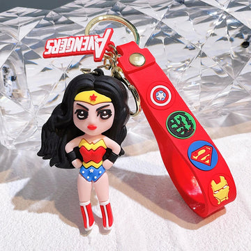 'Beautiful Wonder Woman' Keyring PVC Keychain