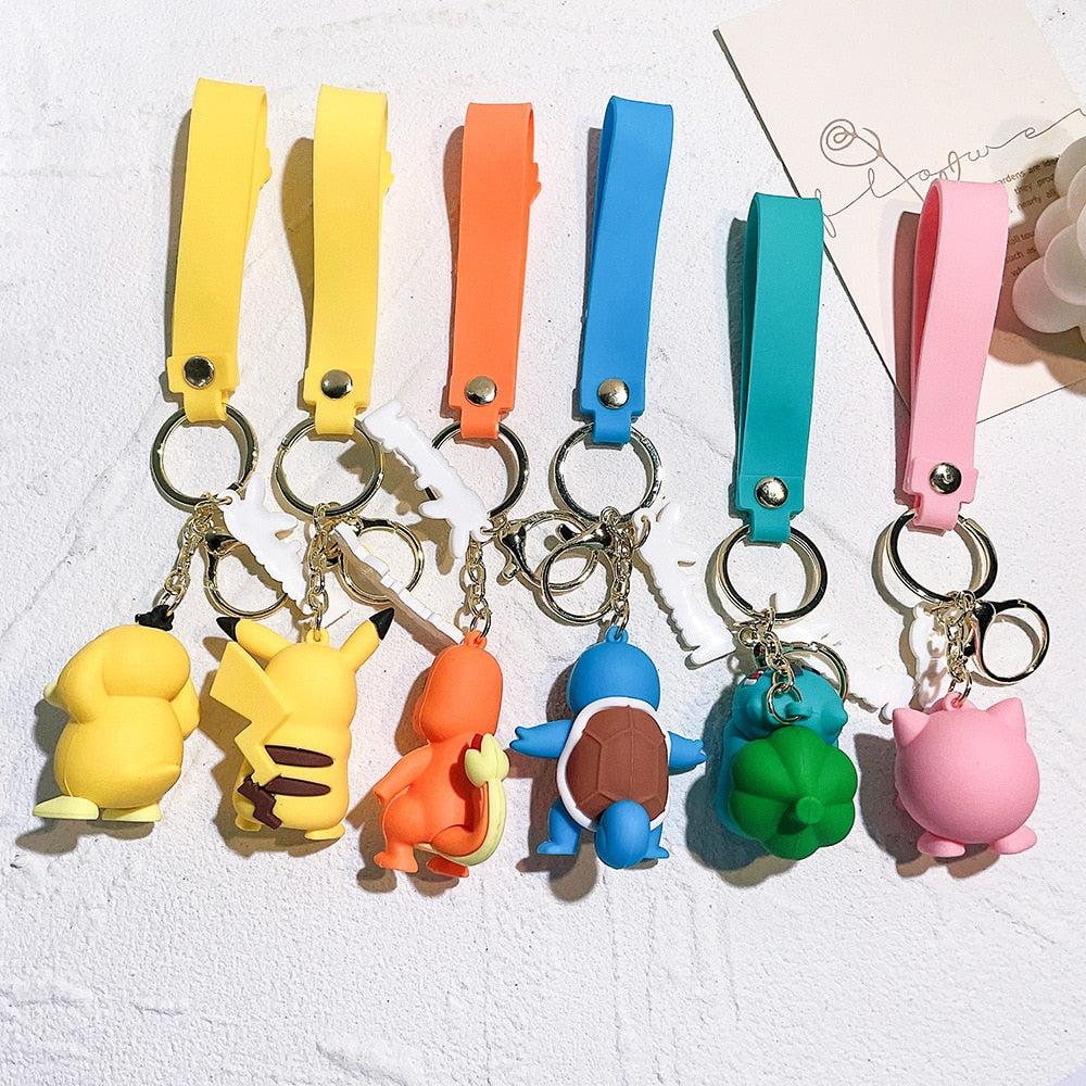 Pokemon 'Bulbasaur' Keyring Rubber Keychain