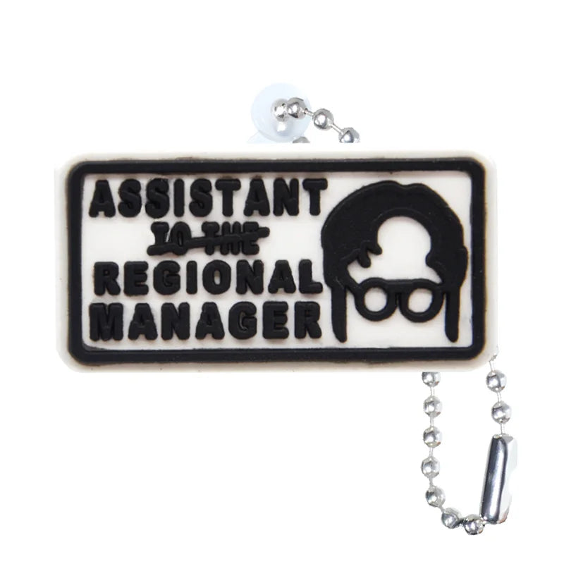 The Office 'Assistant to The Regional Manager' Keyring PVC Keychain