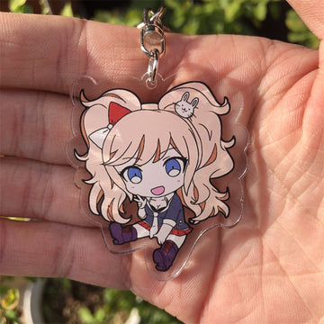Danganronpa 'Junko Enoshima' Keyring Plastic Keychain
