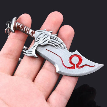 God of War Ragnarok 'Blade of Chaos III' Keyring Metal Keychain