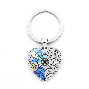 Addams Family 'Wednesday Addams Window' Keyring Metal Keychain