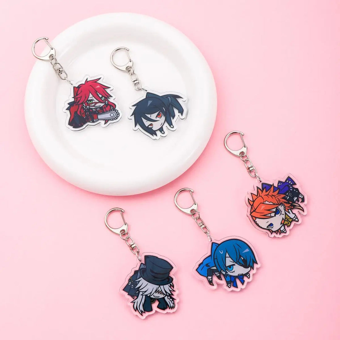 Black Butler 'Joker Chibi' Resin Keyring Keychain