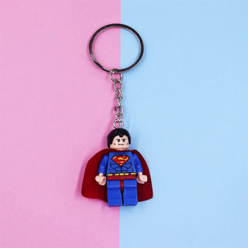 Superman the Blocks Keyring Keyclain