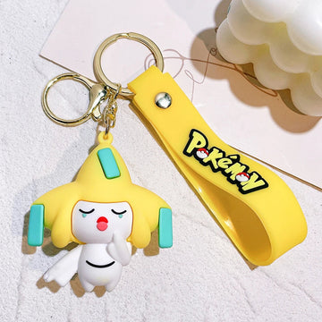 Pokemon 'Sleeping Jirachi' Keyring Rubber Keychain