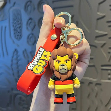 Stumble Guys 'Leonidas' Keyring Rubber Keychain