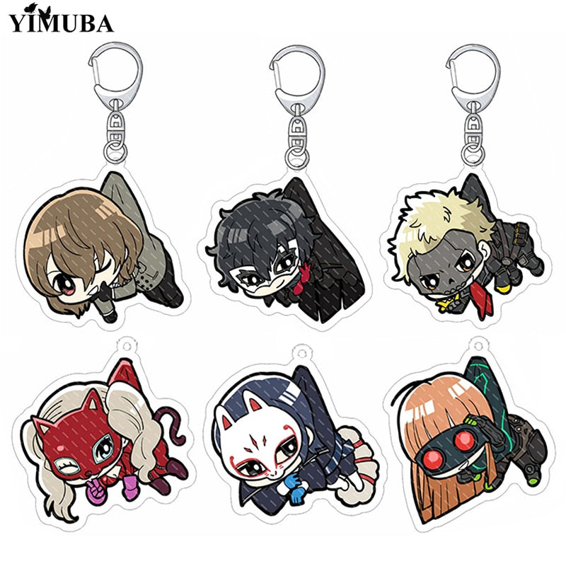 Persona 5 'Akechi' Keyring Acrylic Keychain