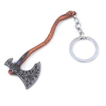 God of War Ragnarok 'Leviathan Axe' Keyring Metal Keychain