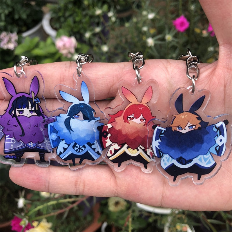 Genshin Impact 'Xingqiu Chibi' Keyring Acrylic Keychain