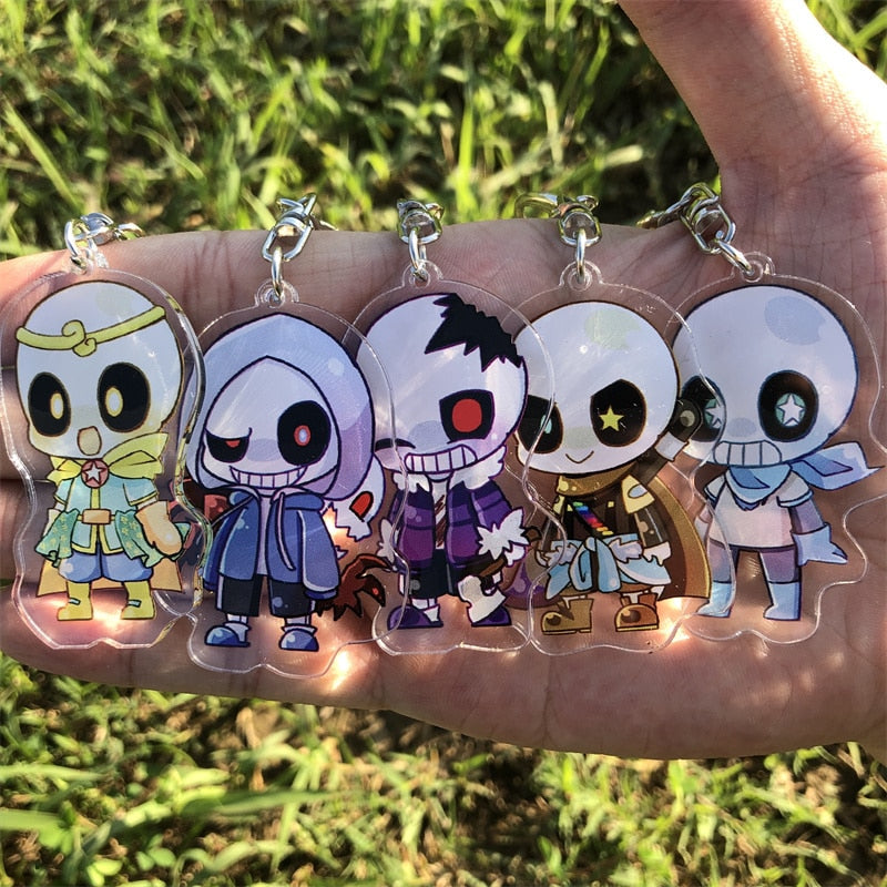 Undertale 'Dust Sans' Keyring Acrylic Keychain