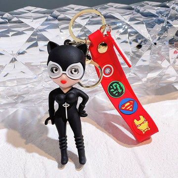 'Catwoman' Keyring PVC Keychain