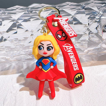 'Supergirl' Keyring PVC Keychain