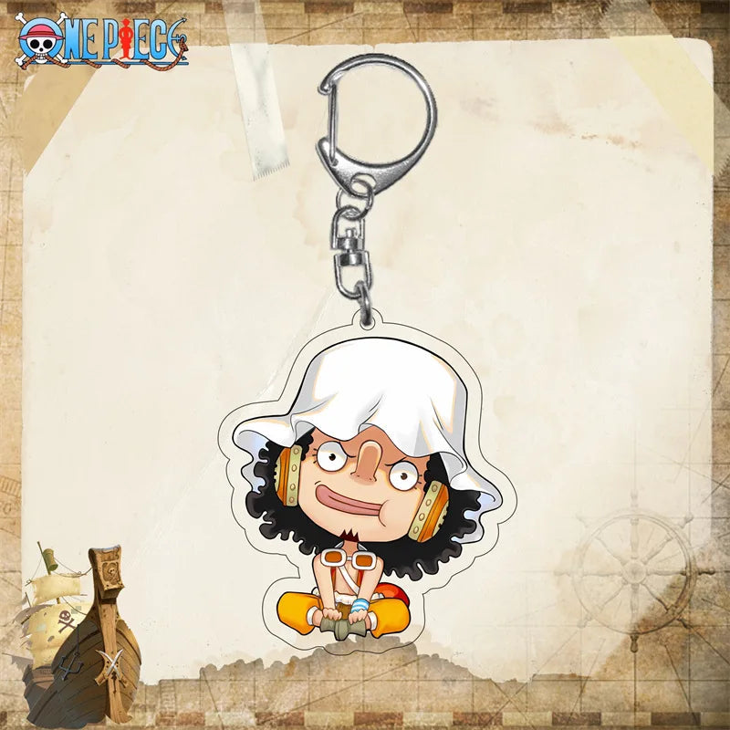 One Piece Usopp Chibi Acrylic Keyring Keychain