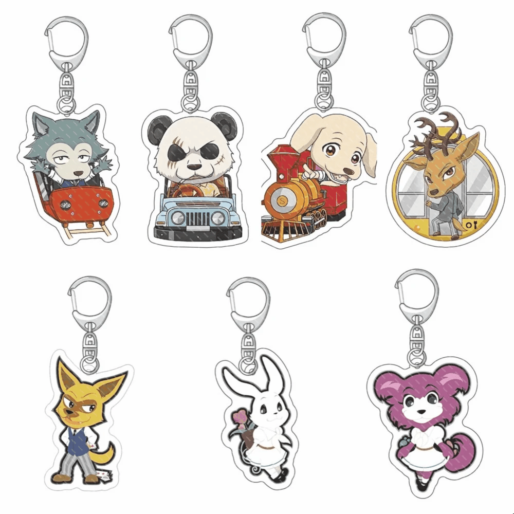 Beastars Legoshi | Roller Coaster Ride Chibi' Resin Keyring Keychain